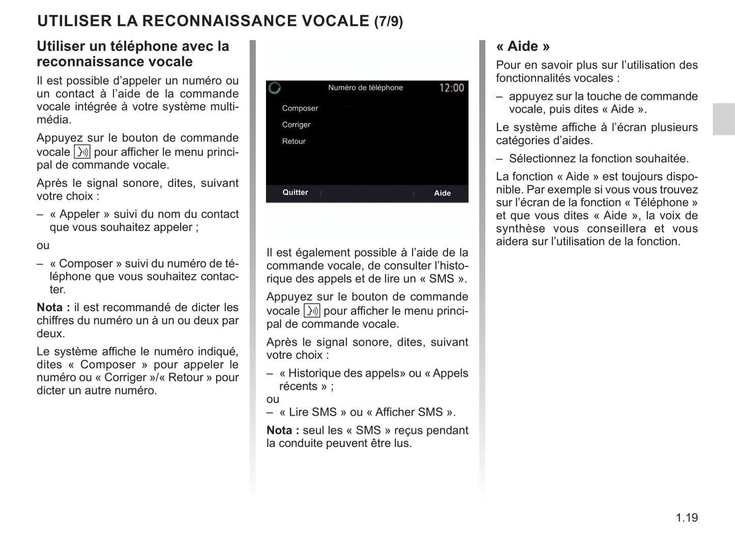 Renault Easy Link Guide d'utilisation 2019