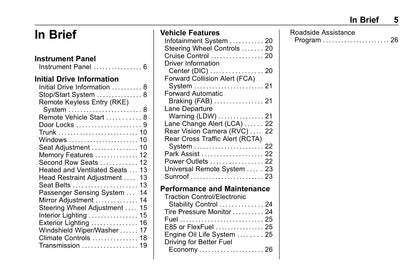 2019 Chevrolet Impala Owner's Manual | English