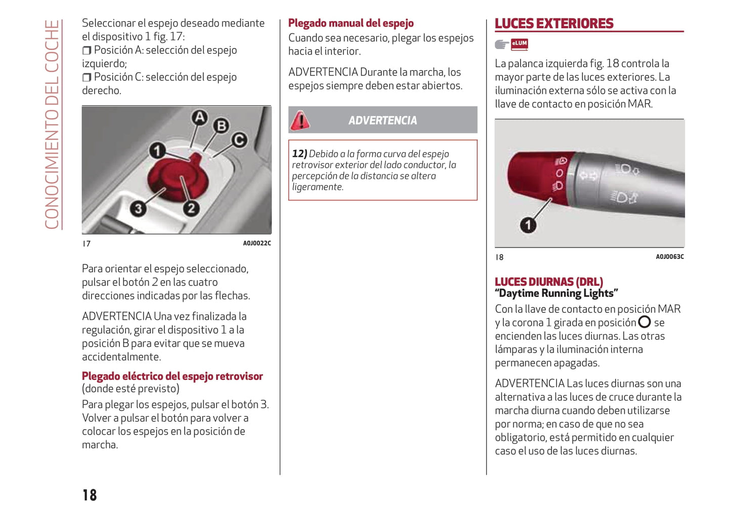 2016-2020 Alfa Romeo MiTo Bedienungsanleitung | Spanisch