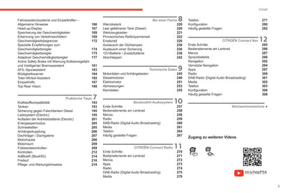 2020-2022 Citroën SpaceTourer/Dispatch/Jumpy/ë-Dispatch/ë-Jumpy/ë-SpaceTourer Owner's Manual | German