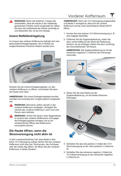 2020 Tesla Model 3 Owner's Manual | German