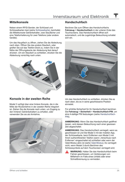 2020 Tesla Model 3 Owner's Manual | German