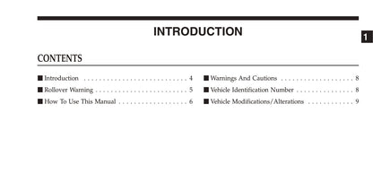 2009 Jeep Commander Owner's Manual | English