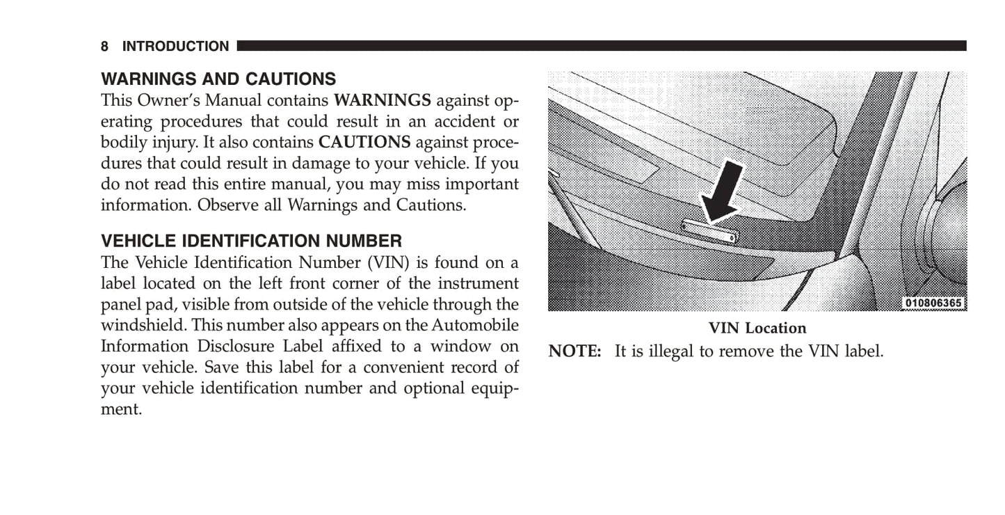 2009 Jeep Commander Owner's Manual | English