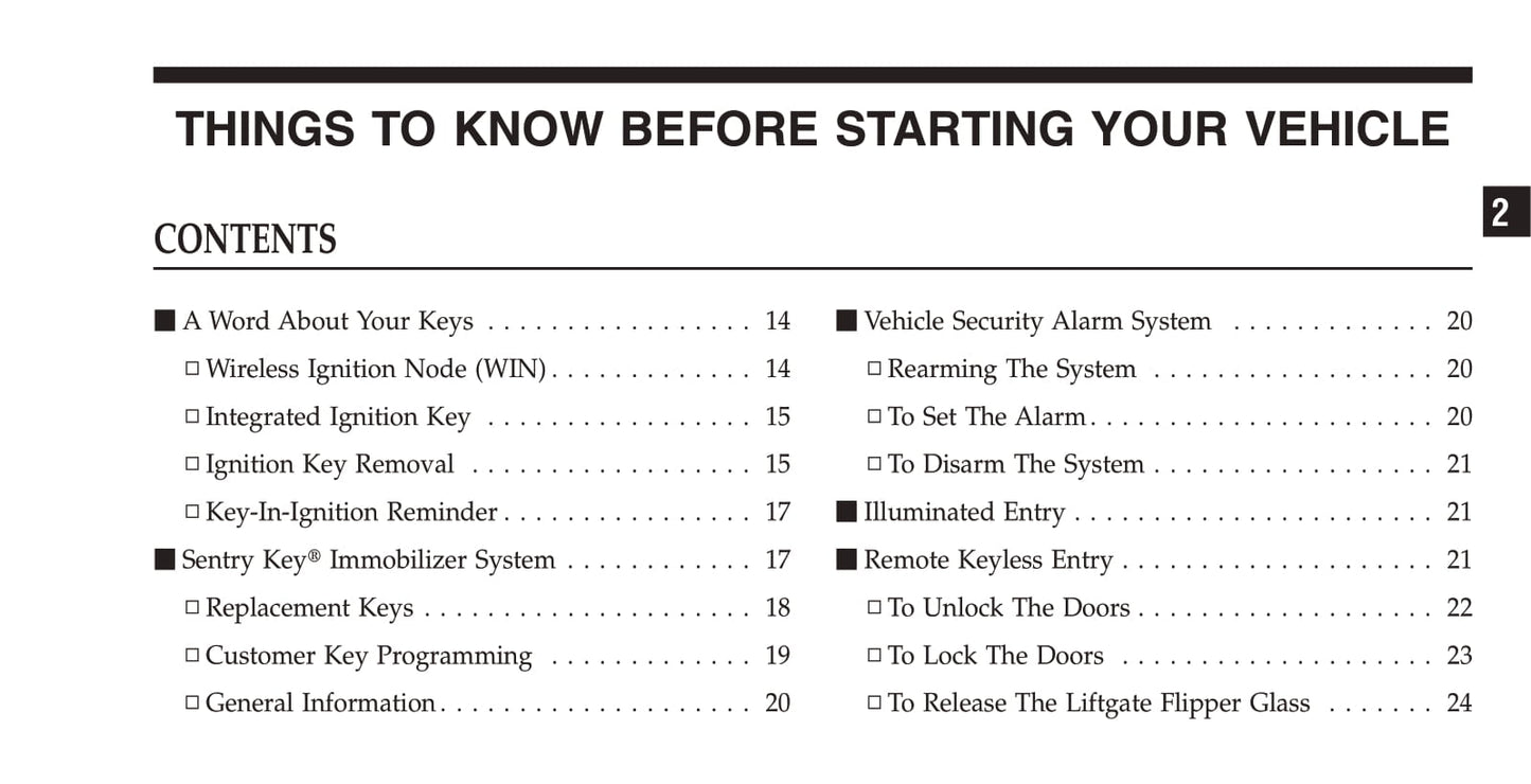 2009 Jeep Commander Owner's Manual | English