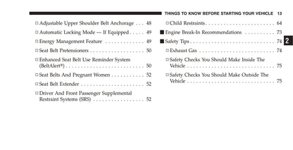 2009 Jeep Commander Owner's Manual | English