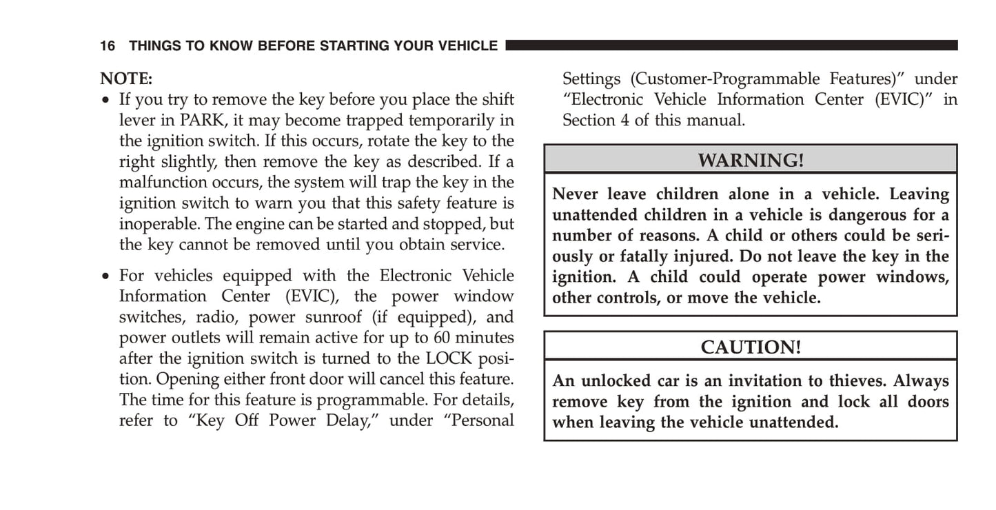 2009 Jeep Commander Owner's Manual | English