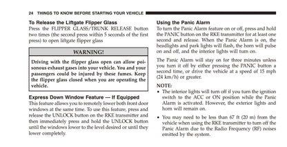 2009 Jeep Commander Owner's Manual | English