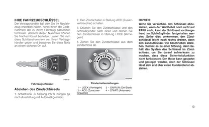 2011-2012 Jeep Compass Owner's Manual | German