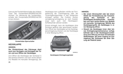 2011-2012 Jeep Compass Owner's Manual | German