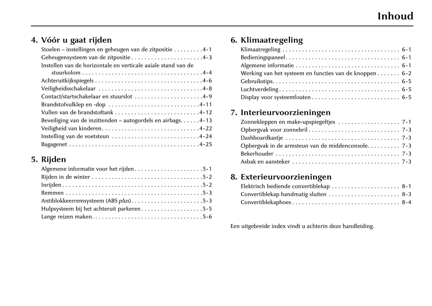 2001-2002 Jaguar XK Gebruikershandleiding | Nederlands