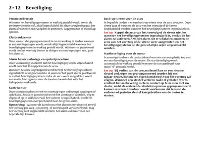 2001-2002 Jaguar XK Gebruikershandleiding | Nederlands