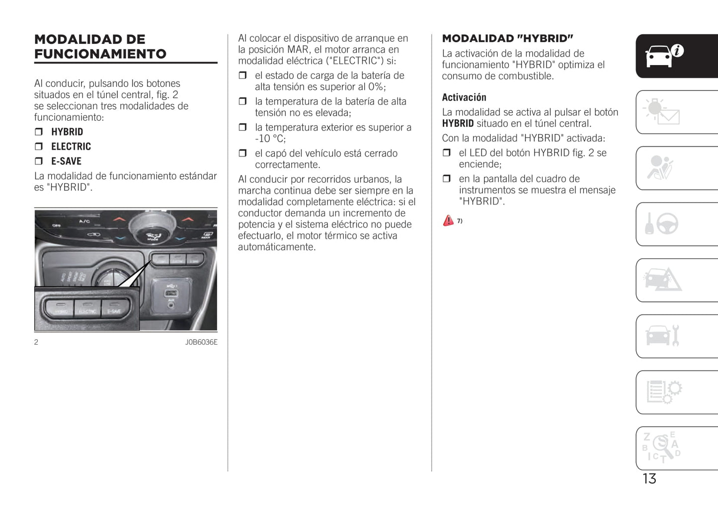 2020-2021 Jeep Compass 4xe Owner's Manual | Spanish