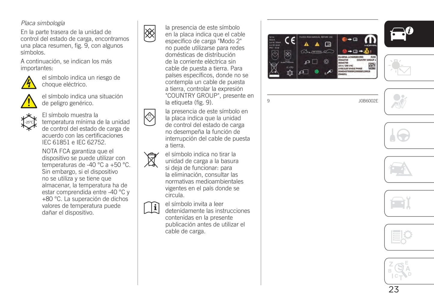 2020-2021 Jeep Compass 4xe Owner's Manual | Spanish