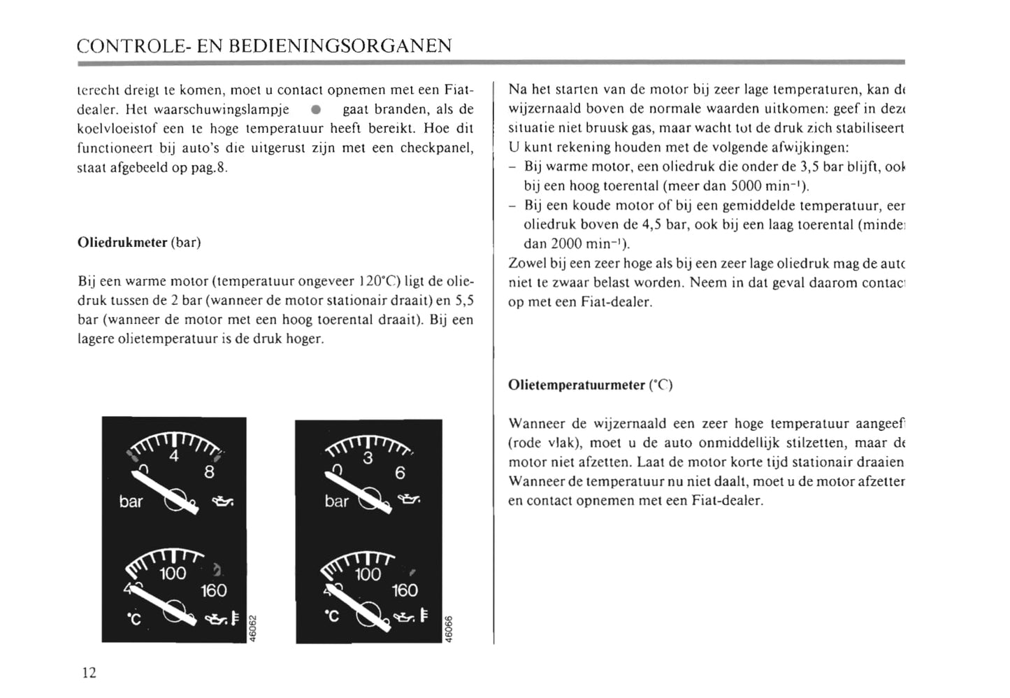 1990-1991 Fiat Croma Gebruikershandleiding | Nederlands