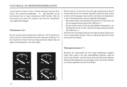 1990-1991 Fiat Croma Gebruikershandleiding | Nederlands