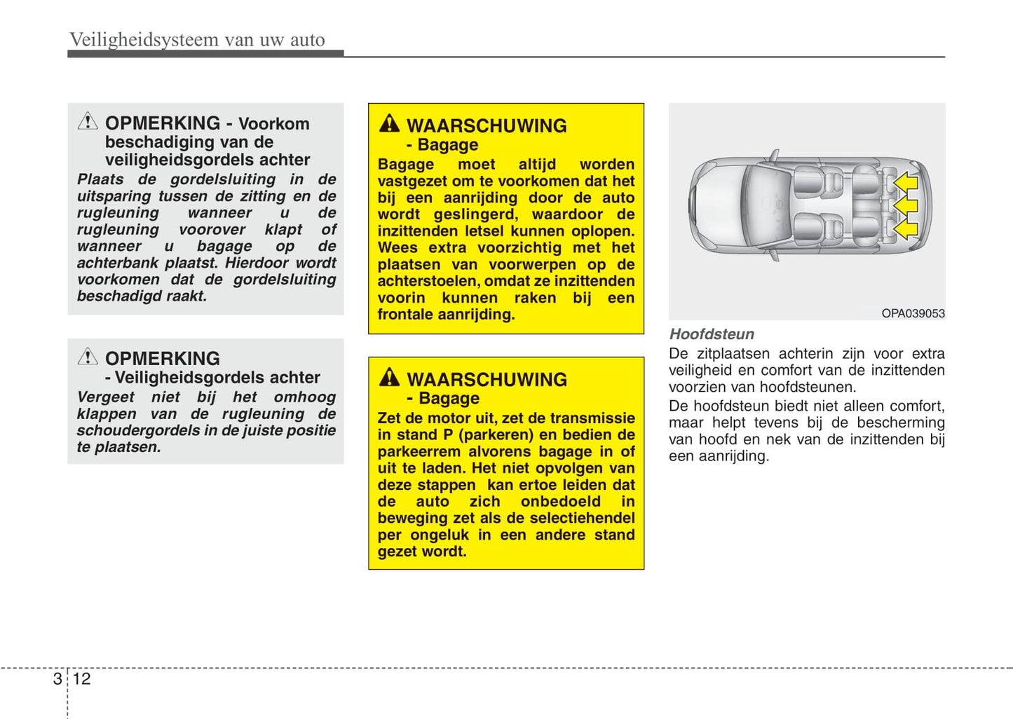 2007 Saab 9-3 Owner's Manual | Dutch