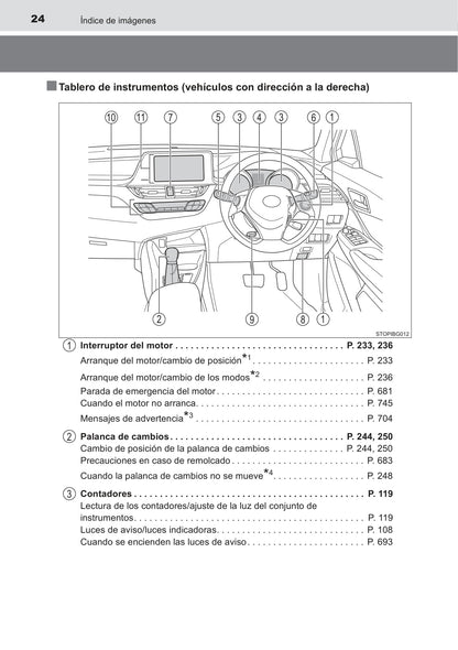 2016-2018 Toyota C-HR Owner's Manual | Spanish