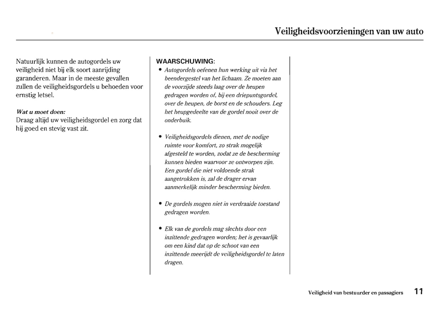 2006-2007 Honda Civic Gebruikershandleiding | Nederlands