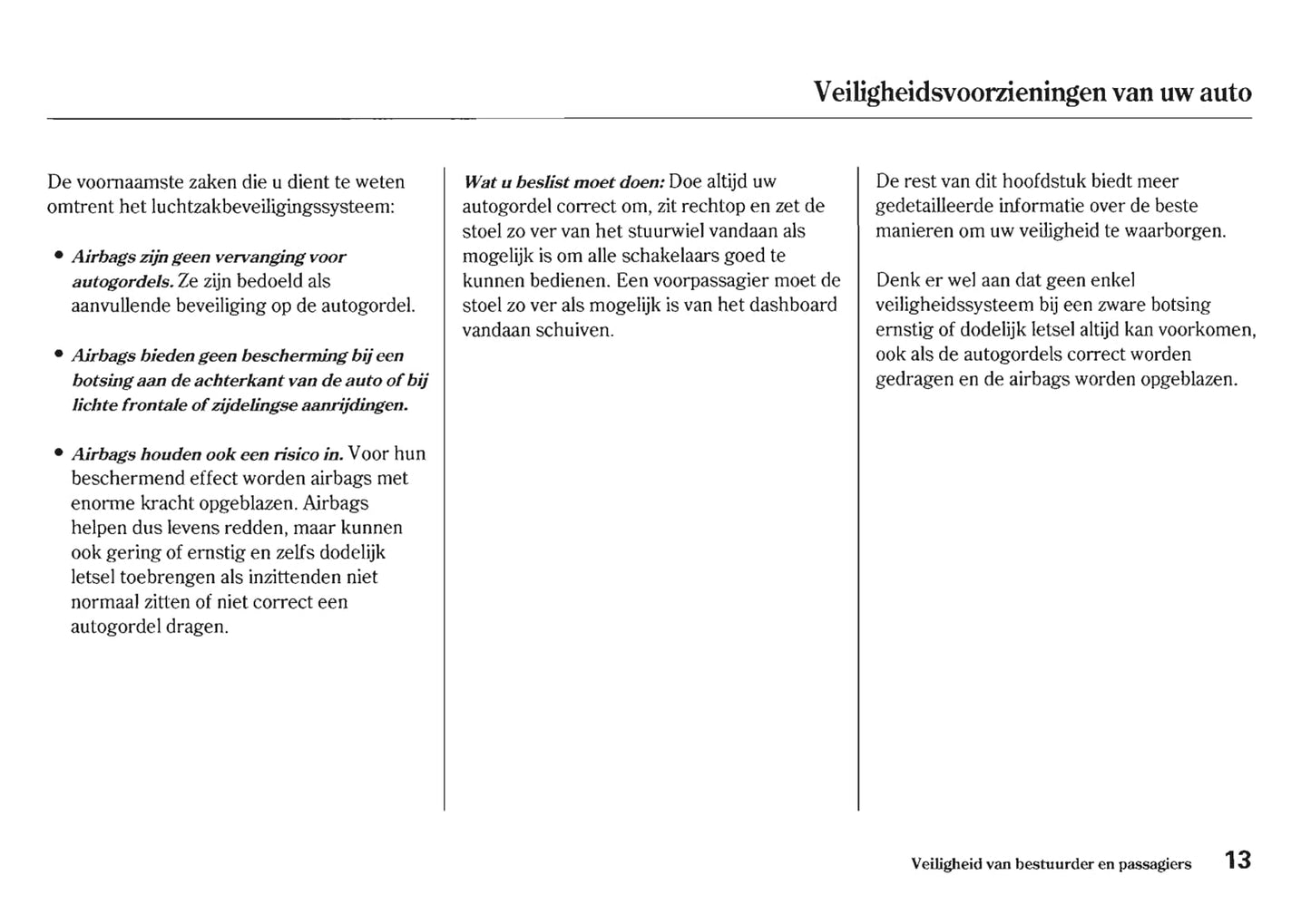 2006-2007 Honda Civic Gebruikershandleiding | Nederlands