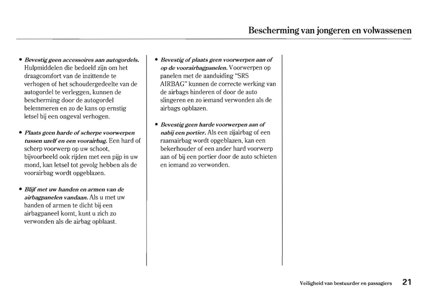 2006-2007 Honda Civic Gebruikershandleiding | Nederlands