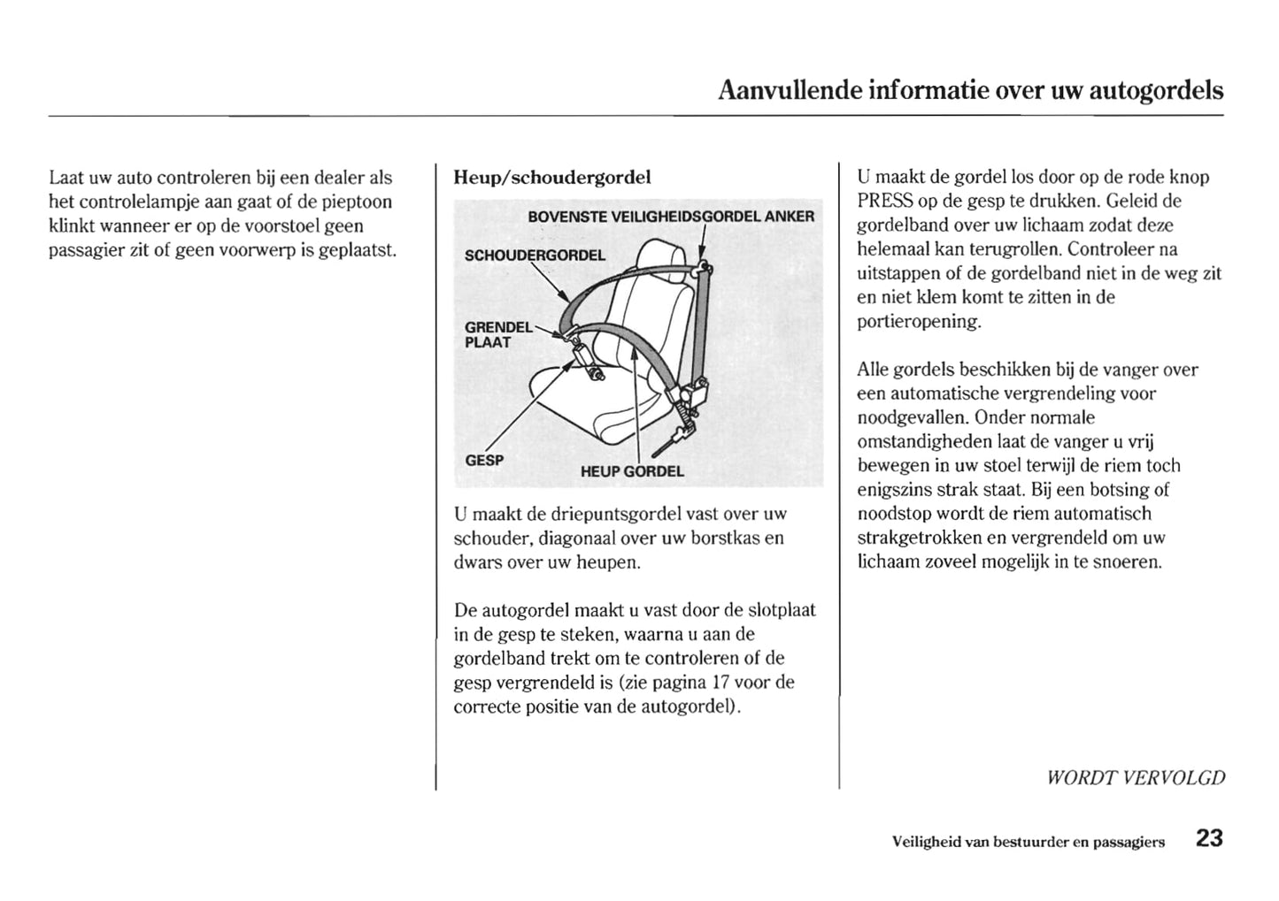 2006-2007 Honda Civic Gebruikershandleiding | Nederlands