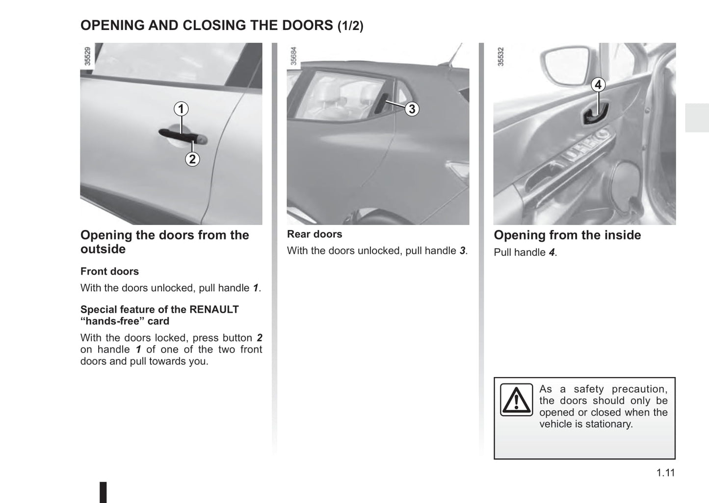 2015-2016 Renault Espace Owner's Manual | English