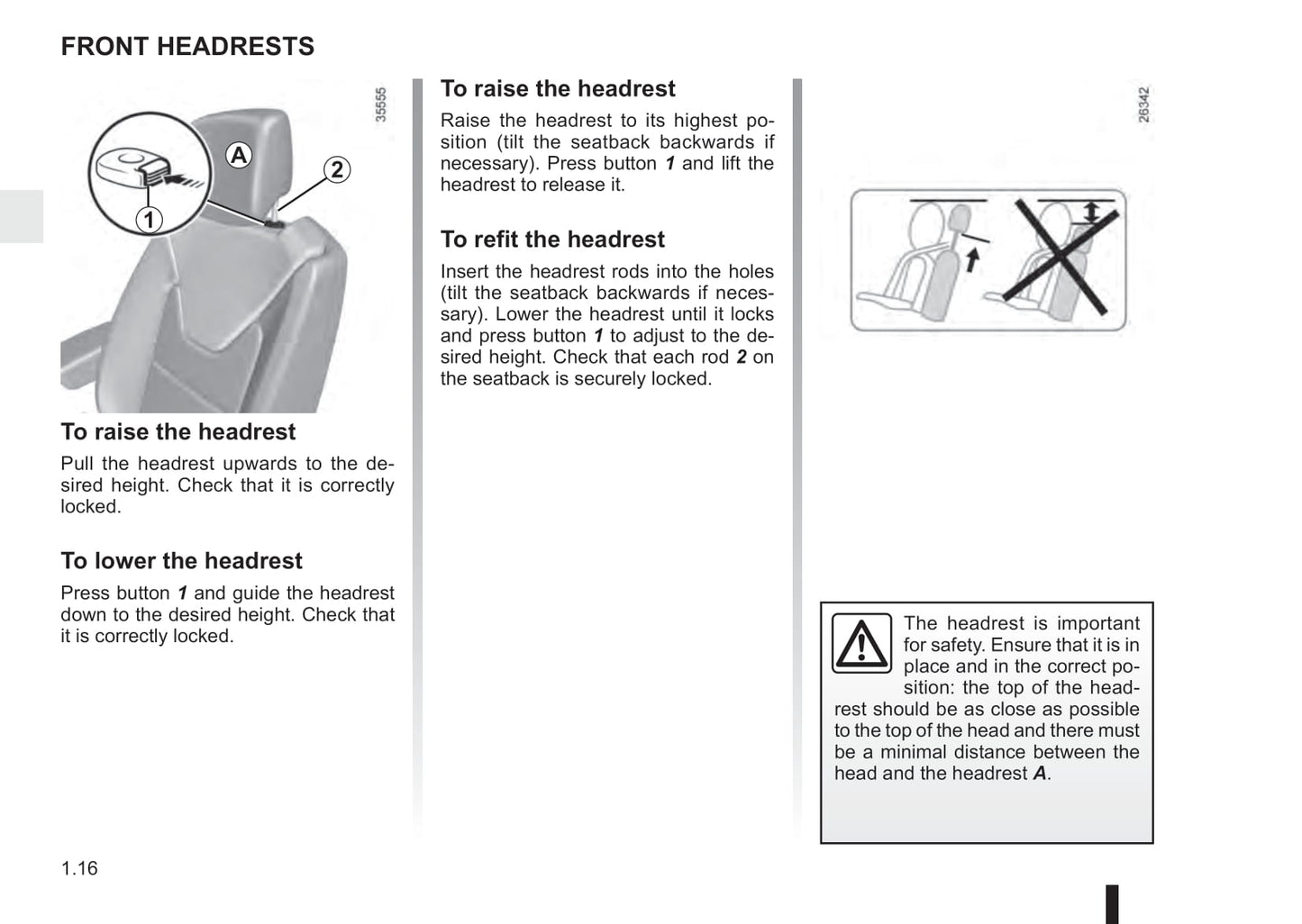 2015-2016 Renault Espace Owner's Manual | English