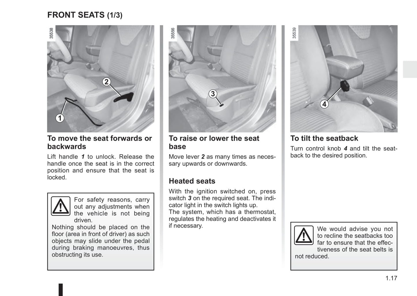 2015-2016 Renault Espace Owner's Manual | English