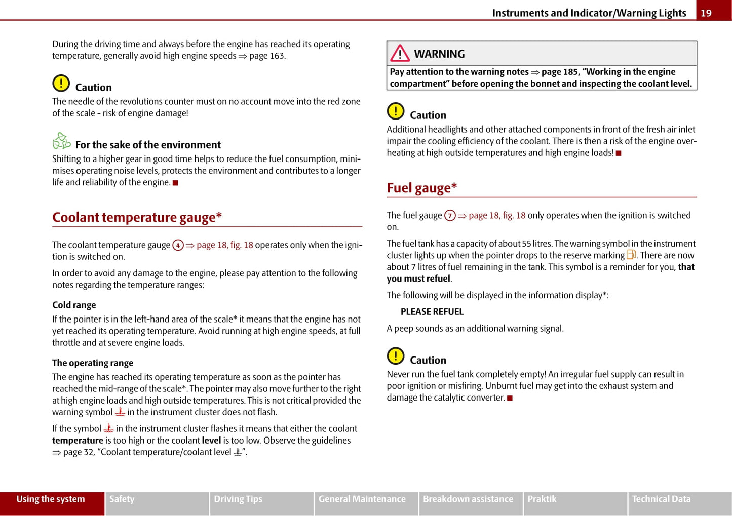 2009-2010 Skoda Roomster Owner's Manual | English