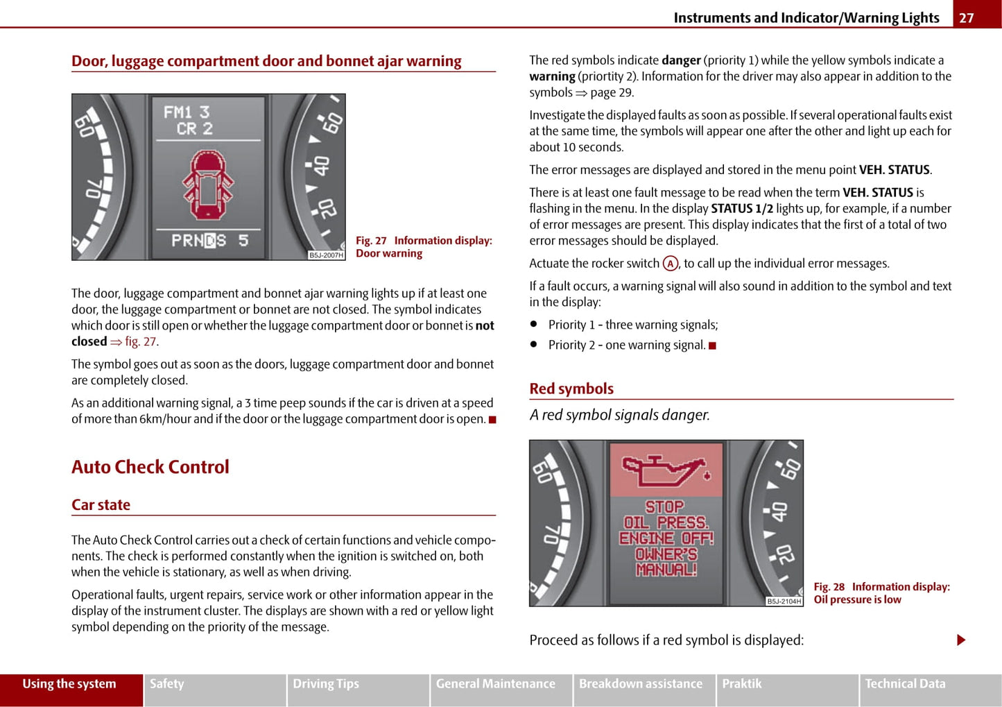 2009-2010 Skoda Roomster Owner's Manual | English