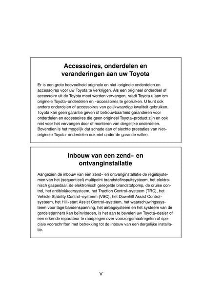 2007-2008 Toyota RAV4 Owner's Manual | Dutch