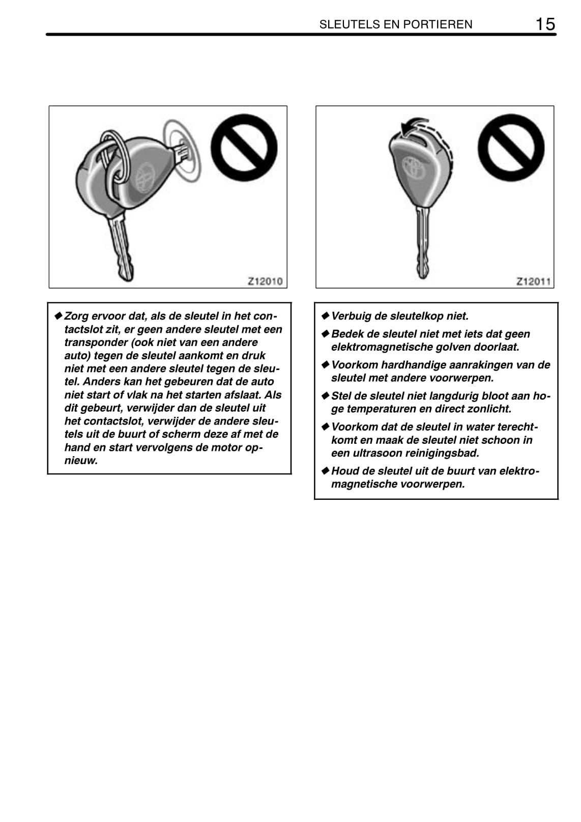 2007-2008 Toyota RAV4 Owner's Manual | Dutch