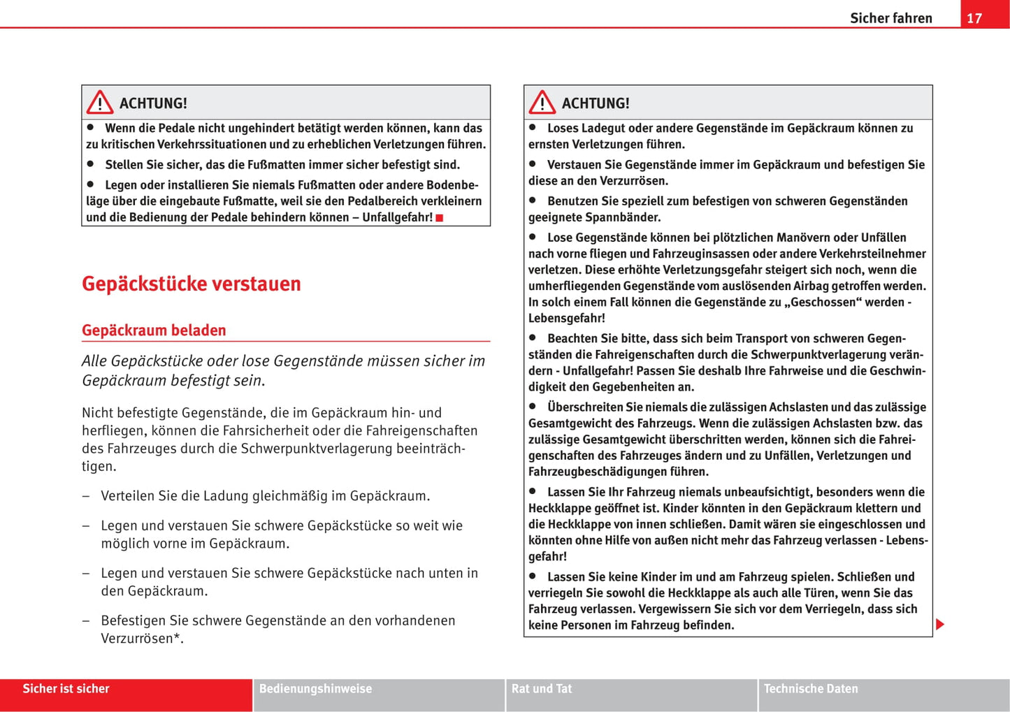 2008-2009 Seat Altea XL Owner's Manual | German