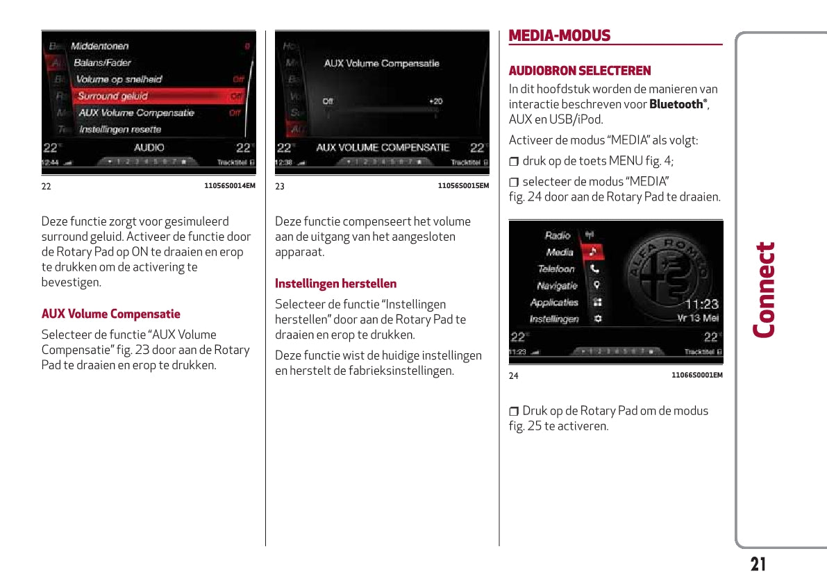 Alfa Romeo Giulia Connect Handleiding 2016 - 2020