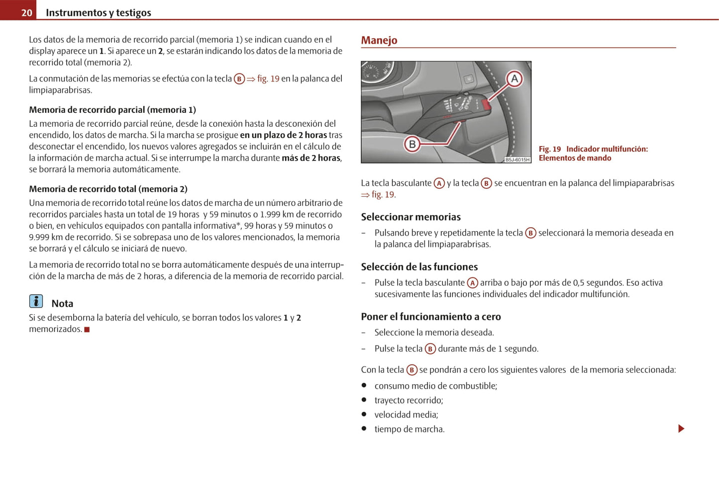 2007-2010 Skoda Fabia Bedienungsanleitung | Spanisch