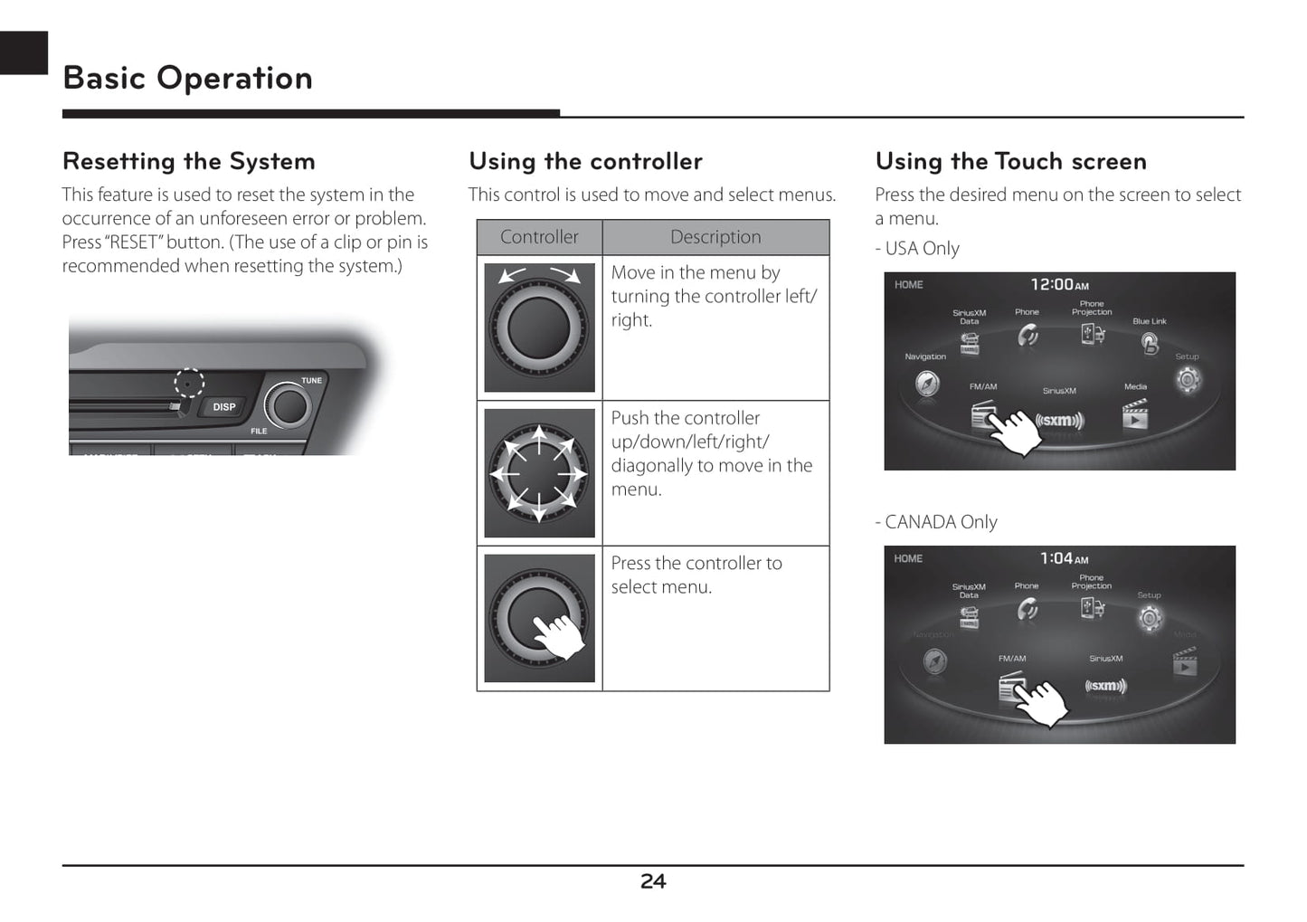 Genesis G80 Navigation System Bedienungsanleitung 2018