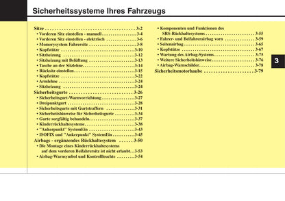 2012-2013 Hyundai Santa Fe Gebruikershandleiding | Duits