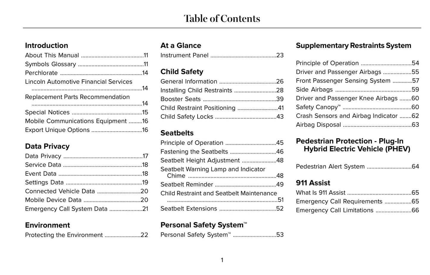 2022 Lincoln Aviator Owner's Manual | English