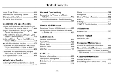 2022 Lincoln Aviator Owner's Manual | English