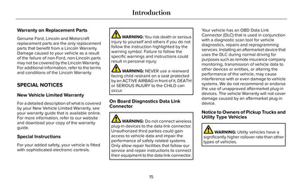 2022 Lincoln Aviator Owner's Manual | English