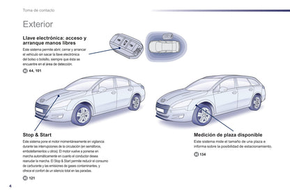 2012-2014 Peugeot 508 Gebruikershandleiding | Spaans