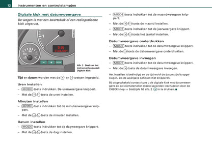 2005-2008 Audi A4 Cabriolet Owner's Manual | Dutch