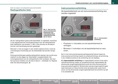 2005-2008 Audi A4 Cabriolet Owner's Manual | Dutch