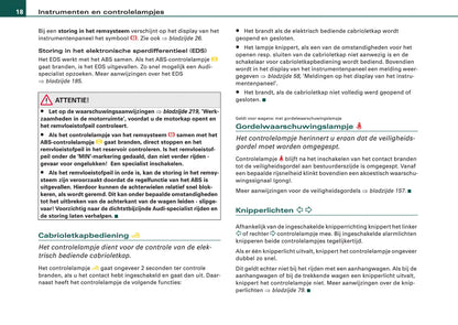 2005-2008 Audi A4 Cabriolet Owner's Manual | Dutch