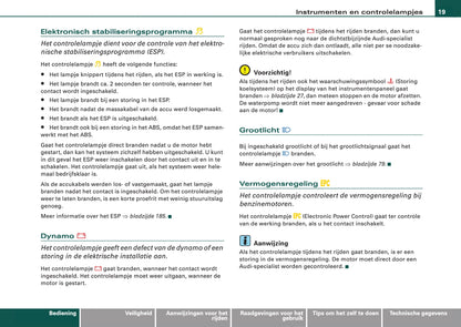 2005-2008 Audi A4 Cabriolet Owner's Manual | Dutch