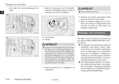 2006-2012 Mitsubishi Pajero Owner's Manual | Dutch