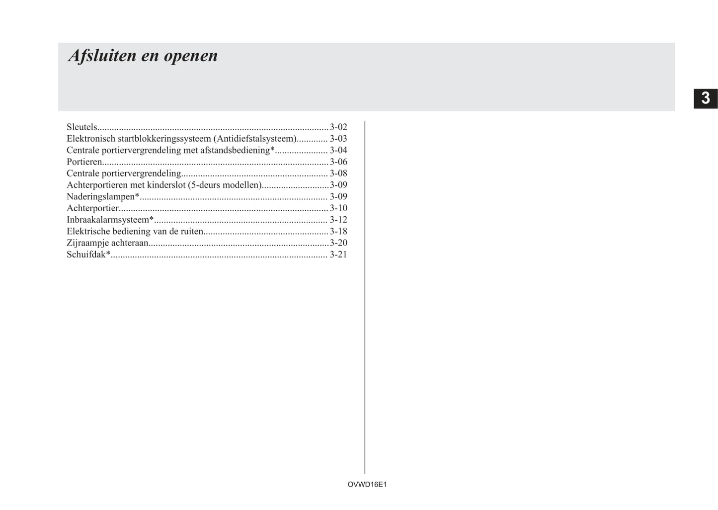 2006-2012 Mitsubishi Pajero Owner's Manual | Dutch