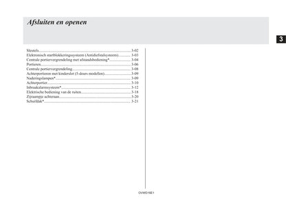 2006-2012 Mitsubishi Pajero Owner's Manual | Dutch