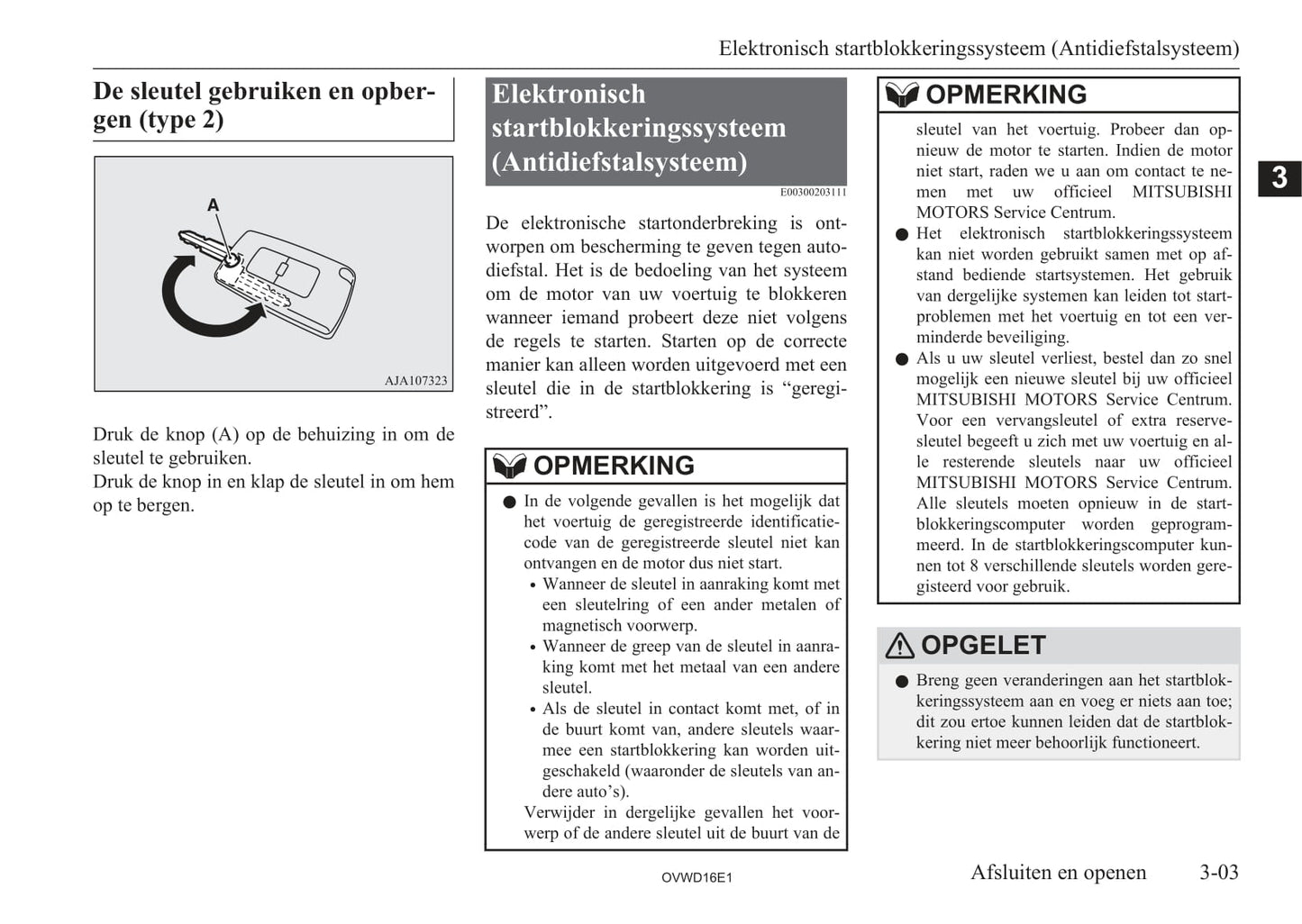 2006-2012 Mitsubishi Pajero Owner's Manual | Dutch